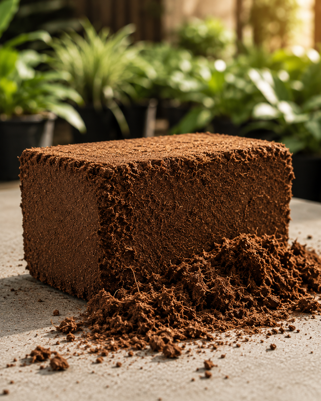 Coco peat blocks